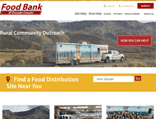 Tablet Screenshot of foodbankedc.org